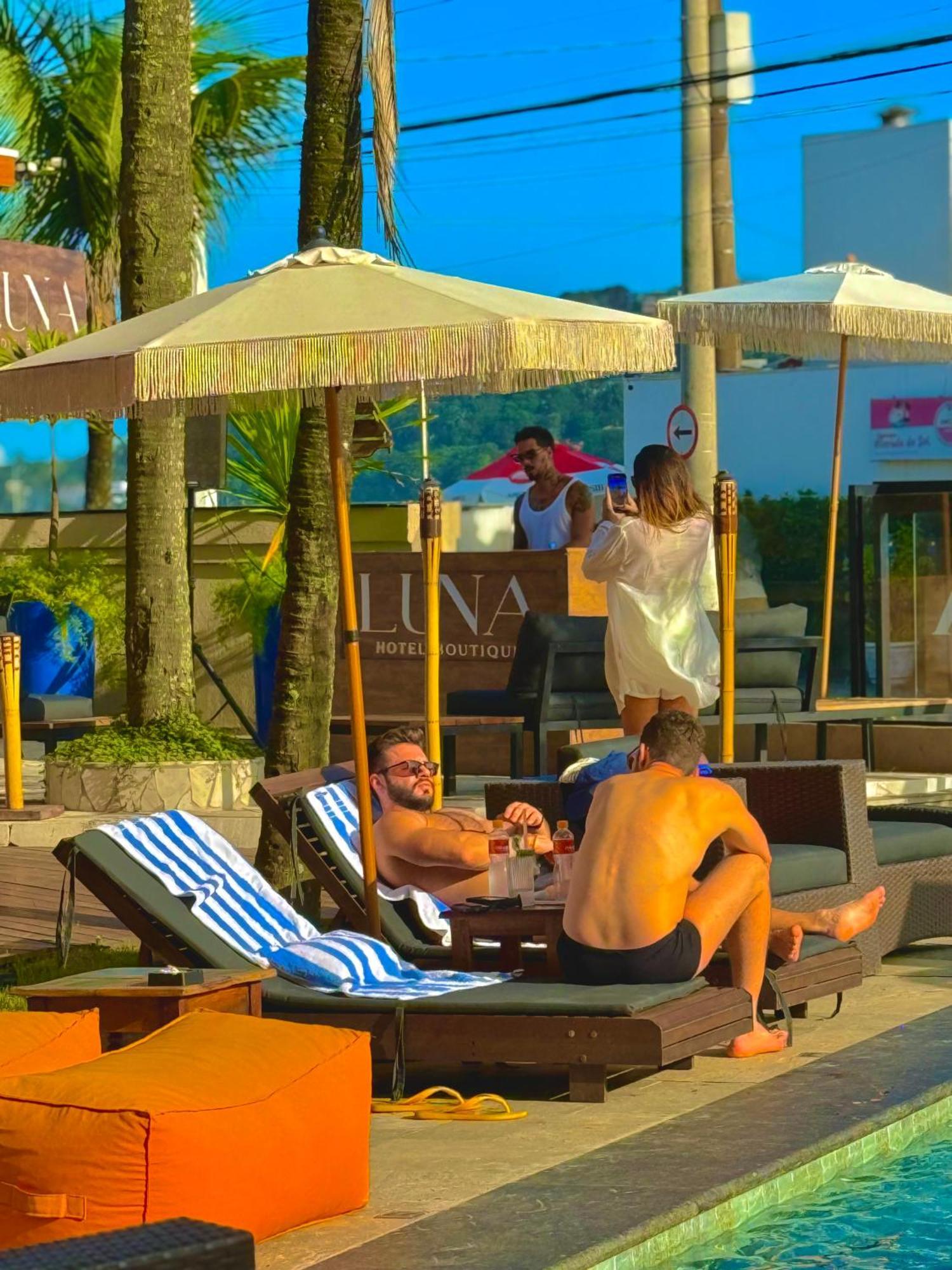 Luna Hotel Boutique - Frente A Praia Guarujá Extérieur photo