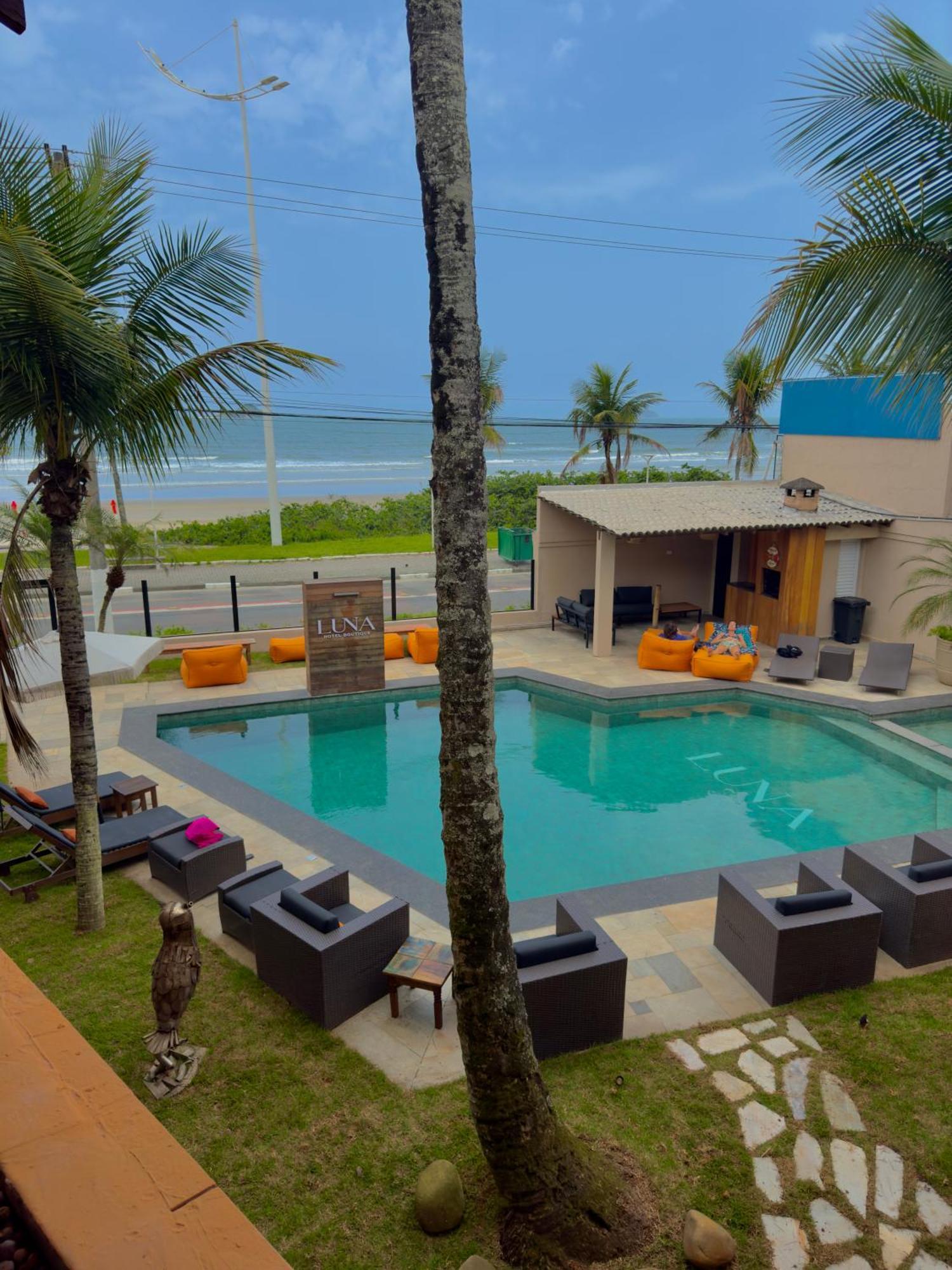 Luna Hotel Boutique - Frente A Praia Guarujá Extérieur photo
